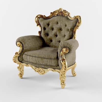 ARMCHAIR ART 627 POLTRONA INTAGLIATA